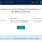 Abrir cuenta BBVA paso 1