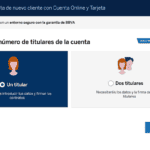Abrir cuenta BBVA paso 2