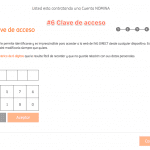 Abrir una cuenta nómina ING: Clave de acceso