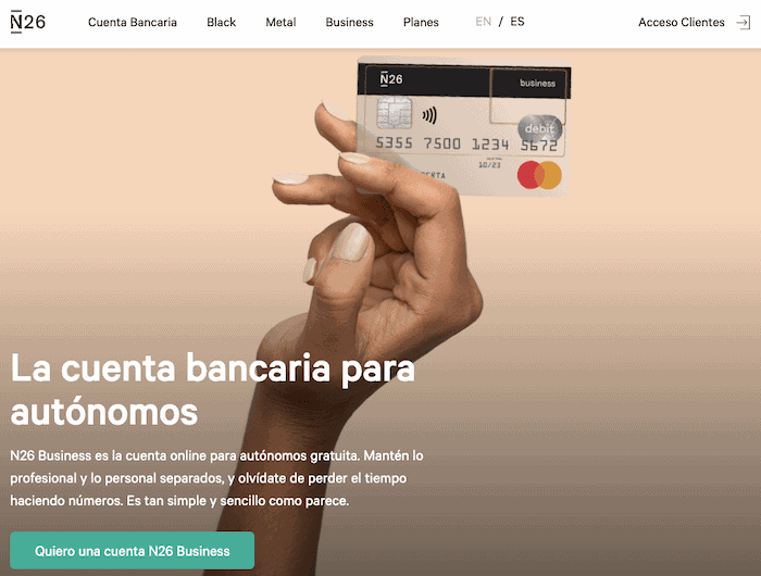 Cuenta para autónomos N26