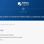 Abrir cuenta con Indexa Capital paso 7