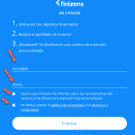 Finizens abrir plan paso 3