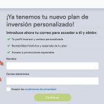 Abrir una cuenta con inbestMe paso 4