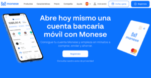 Banco online de Monese