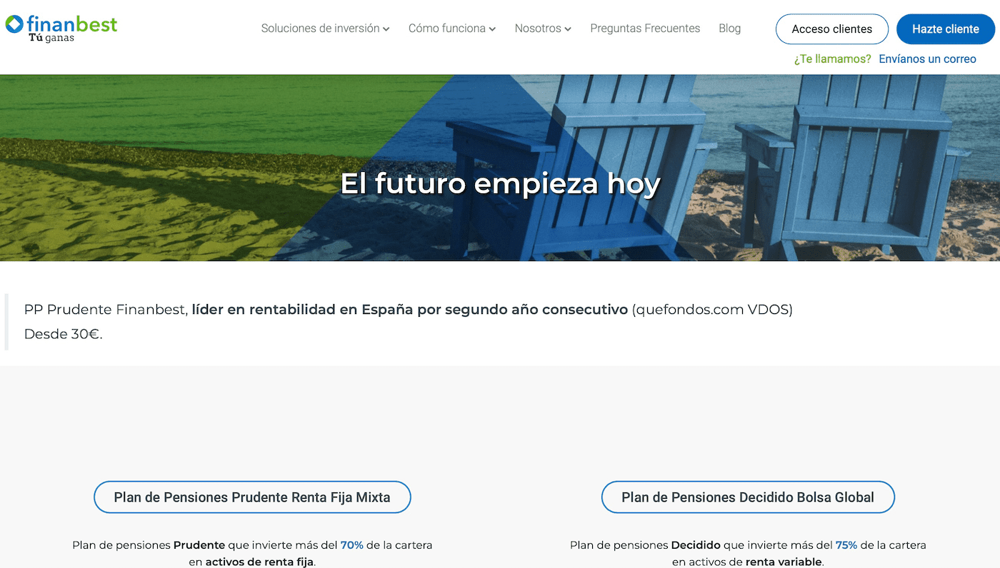 Planes de pensiones Finanbest