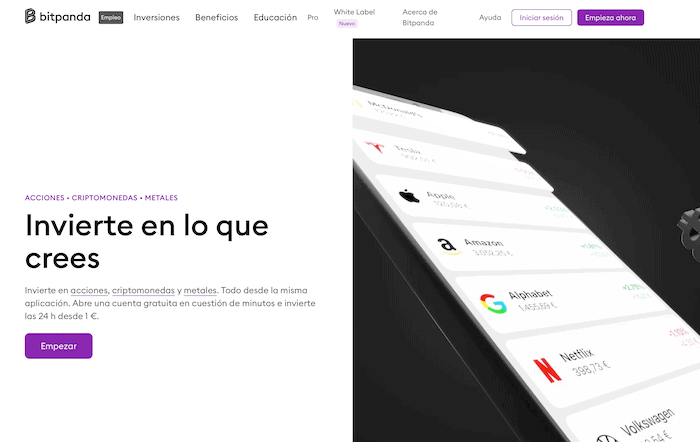 Bitpanda, broker online