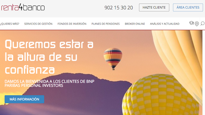 La plataforma de inversión de Renta4