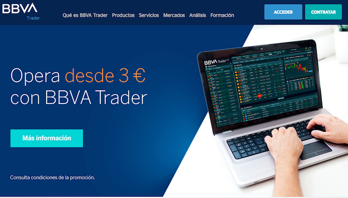 Plataforma de inversión BBVA Trader
