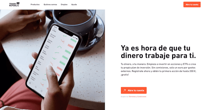 Trade Republic Broker Online para España