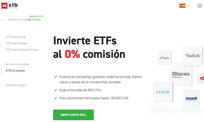 XTB adquiere ETFs