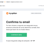 Abrir cuenta con IQ Option
