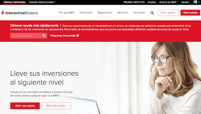 La plataforma de trading de Interactive Brokers