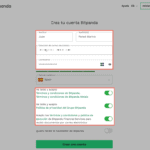 Abrir cuenta con Bitpanda paso 1