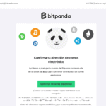 Abrir una cuenta con Bitpanda paso 3