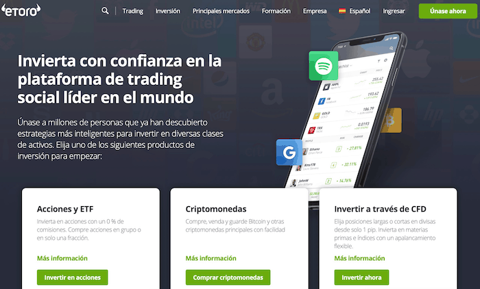 eToro alternativa a Bitpanda