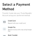 Métodos de depósito con Trade Republic