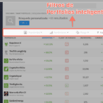Filtros de portfolios inteligentes con eToro