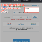 Tipos de orden con eToro