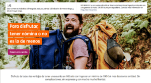 Banco sin comisiones sin nómina ING Direct