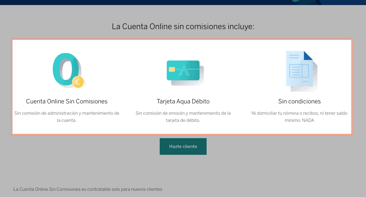 BBVA nos muestra qué ofrece con su Cuenta Online.