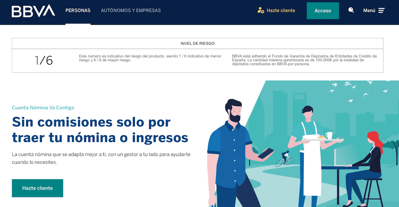 Cuenta Nómina BBVA Va Contigo
