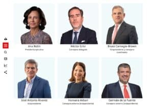 Equipo directivo Santander