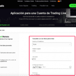 Abrir cuenta con IC Markets paso 2
