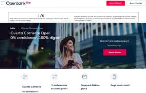 Cuenta gratuita del banco online Openbank