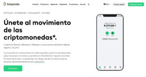Plataforma Bitpanda para Crypto