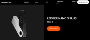 Wallet criptomonedas USB Ledger