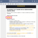 Abrir cuenta con Binance paso 4