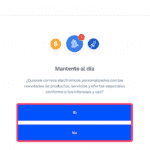 Coinbase abrir cuenta paso 4