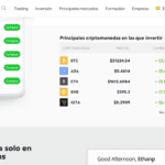 Compra de criptomonedas con eToro