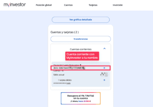 MyInvestor añadir y retirar fondos