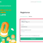 Crear cuenta de KuCoin paso 1