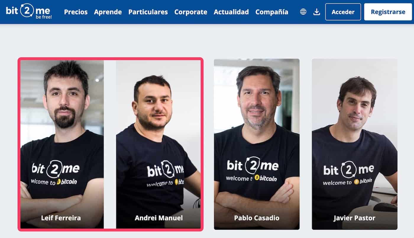 Fundadores de Bit2Me
