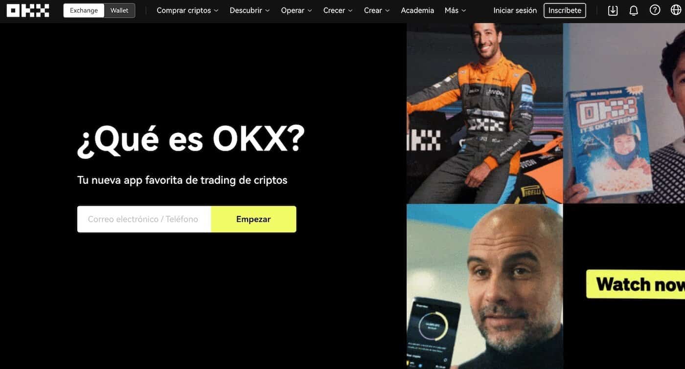 Plataforma de criptomonedas OKX