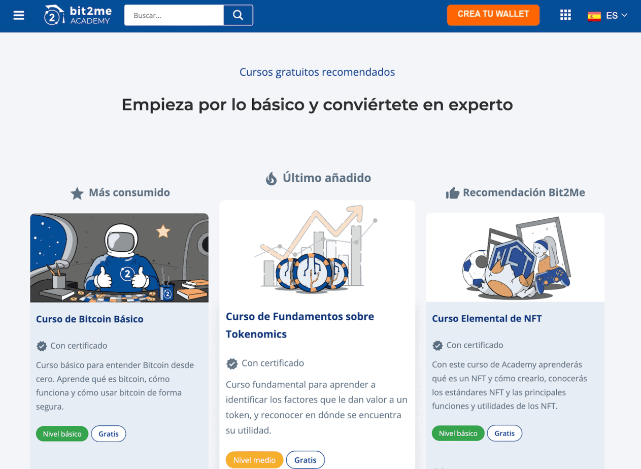 Tutoriales y guías de Bit2Me