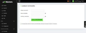 Opciones de seguridad de IC Markets