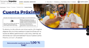 Cuenta remunerada de Tomamos Impulso