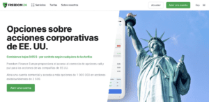 Derivados financieros (opciones) de Freedom24