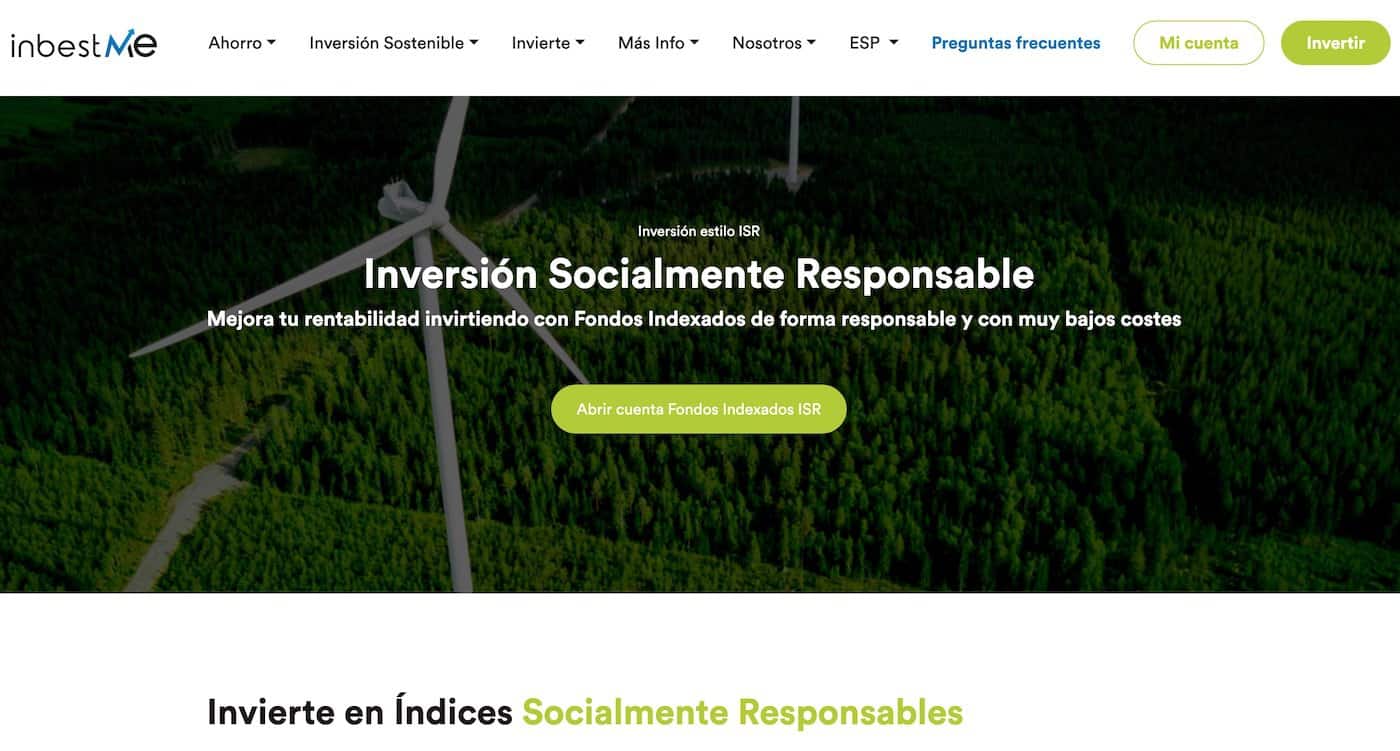 Ejemplo inversiones socialmente responsables de inbestMe