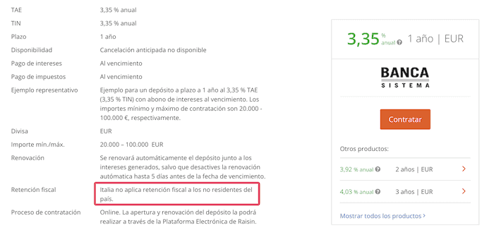 Ejemplo de banco que no practica retención a lo no residentes