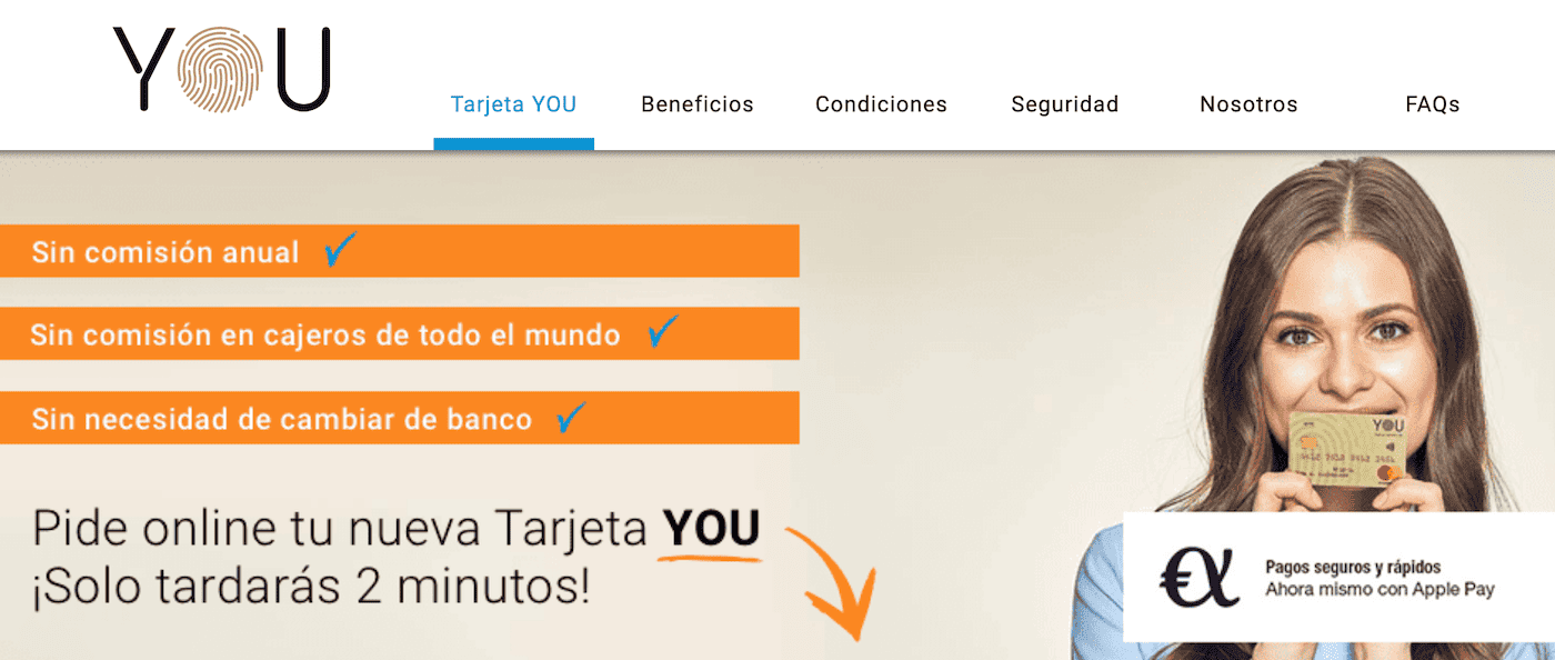 Tarjeta de crédito YOU