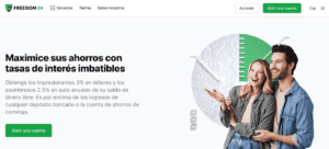 Cuenta remunerada de Freedom24
