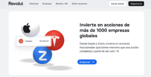 Invertir usando Revolut