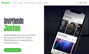 eToro broker de acciones y ETF