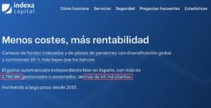 Las opiniones de Indexa Capital de mejor-banco.com