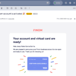 Activación de la cuenta de Finom