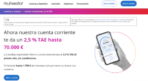 Depósito MyInvestor